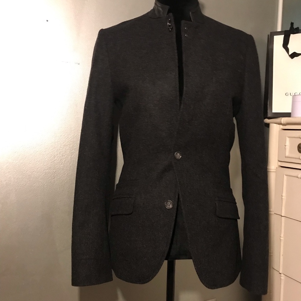 Armani exchange Dark gray wool blazer